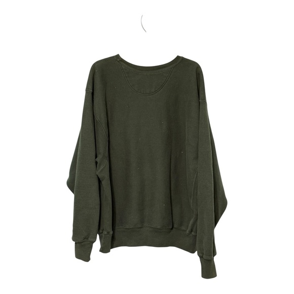 Vintage Champion Reverse Weave Crewneck Sweatshirt Size X-Large Green 90s - Picture 2 of 15